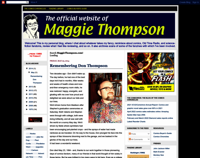 Maggiethompson.com thumbnail
