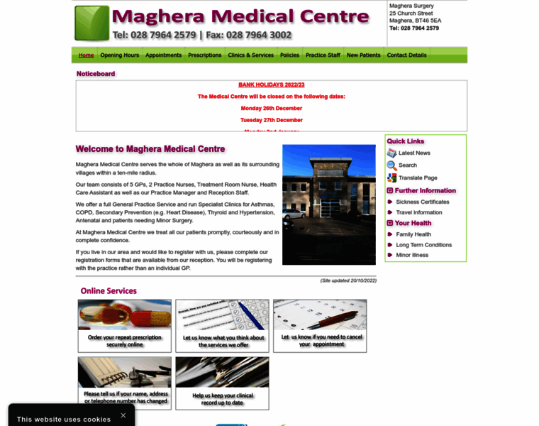 Magheramedicalcentre.co.uk thumbnail