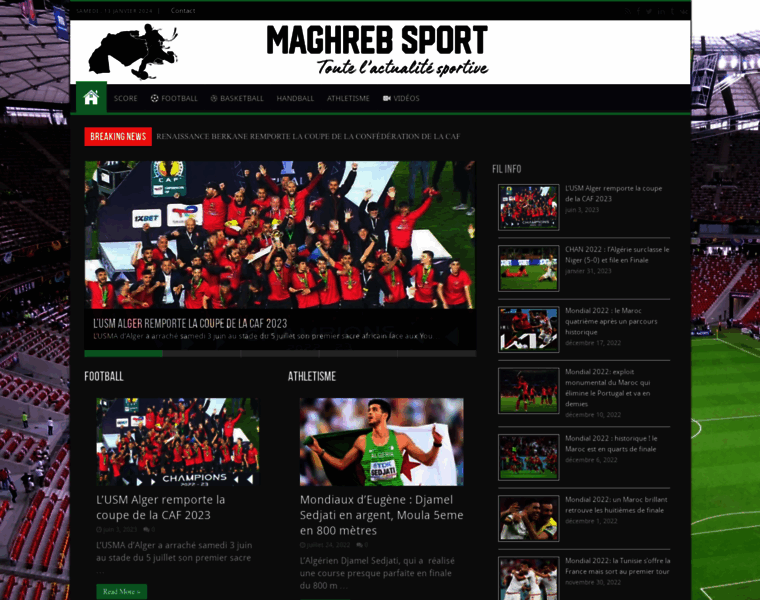 Maghreb-sport.com thumbnail