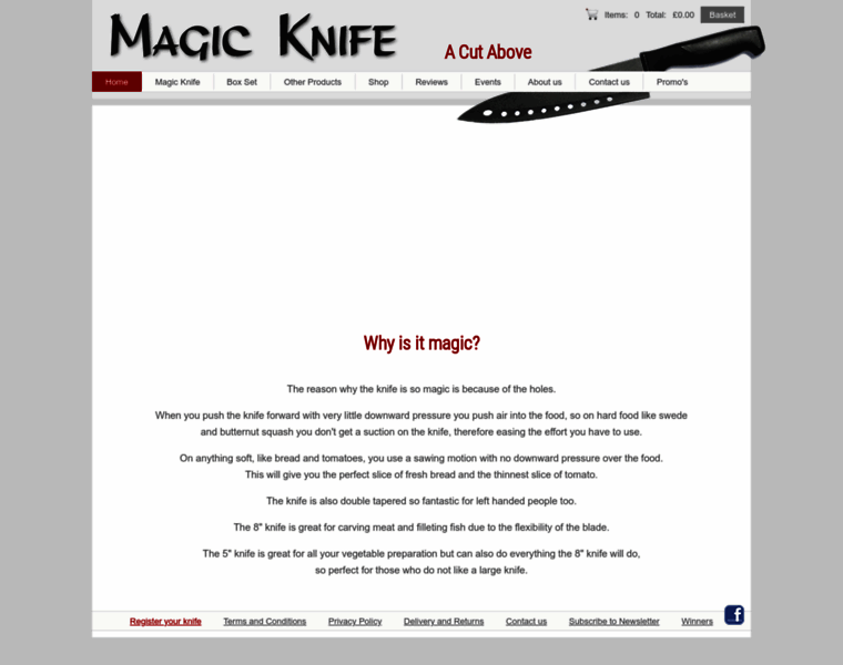 Magic-knife.website thumbnail