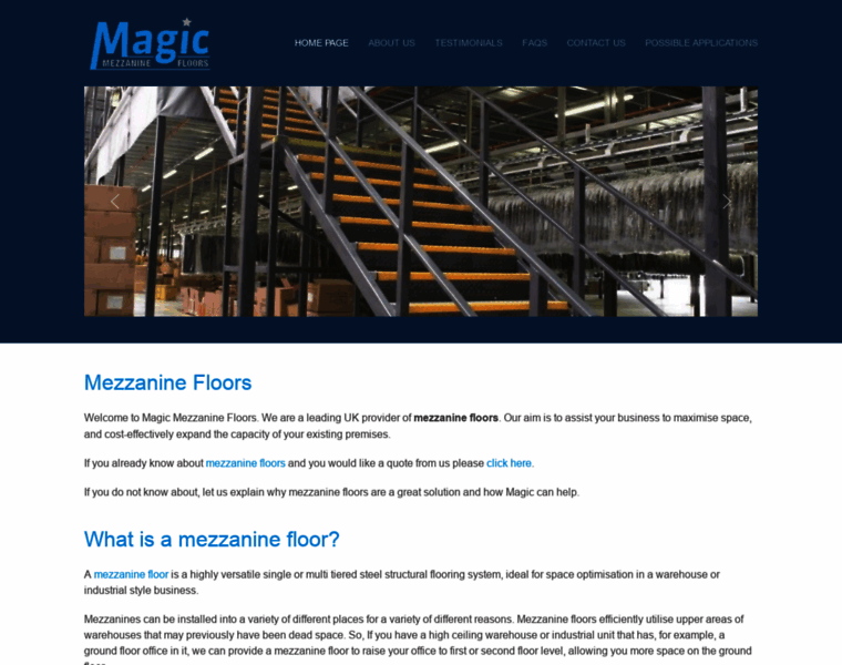 Magic-mezzanine.co.uk thumbnail