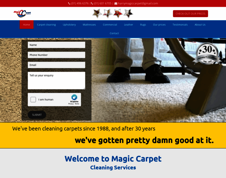 Magiccarpetcleaning.ie thumbnail