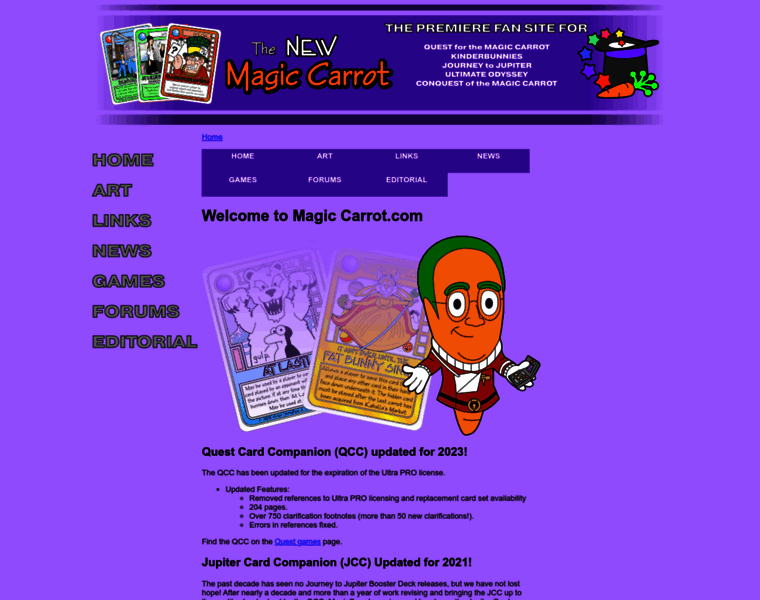 Magiccarrot.com thumbnail