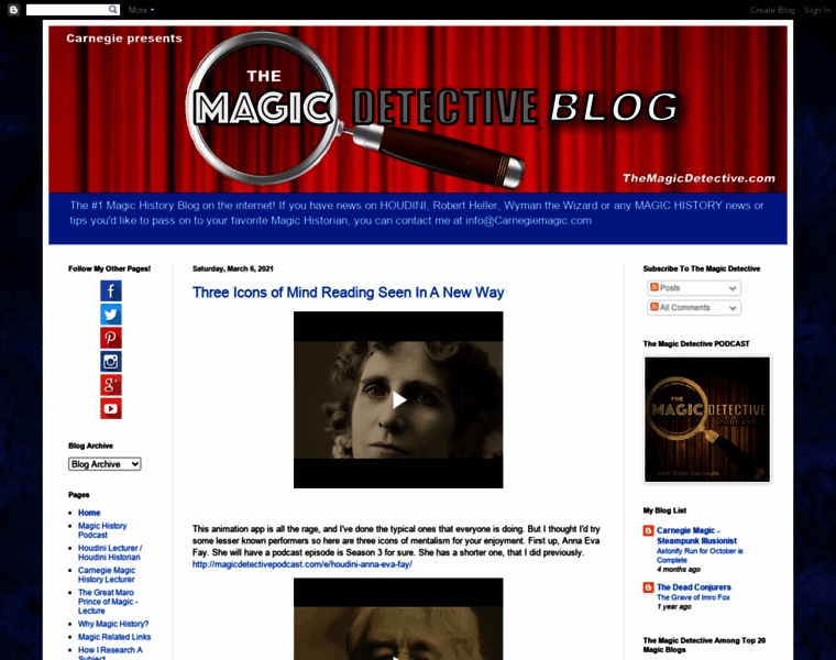 Magichistorian.com thumbnail