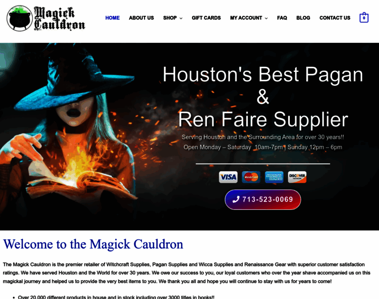 Magickcauldron.com thumbnail