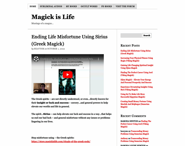 Magickislife.com thumbnail
