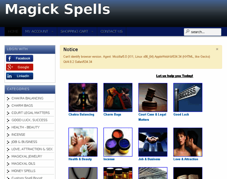 Magickspells.net thumbnail
