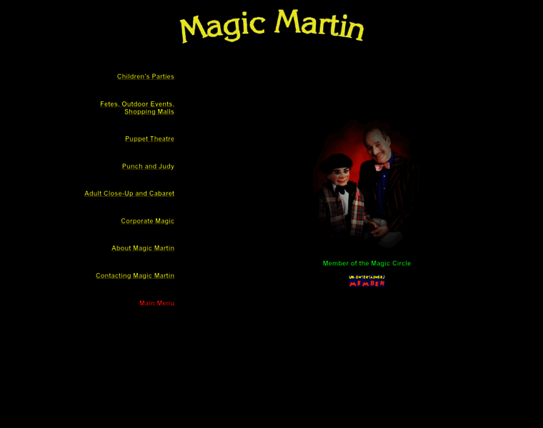 Magicmartin.co.uk thumbnail
