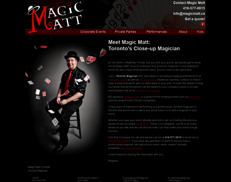 Magicmatt.ca thumbnail