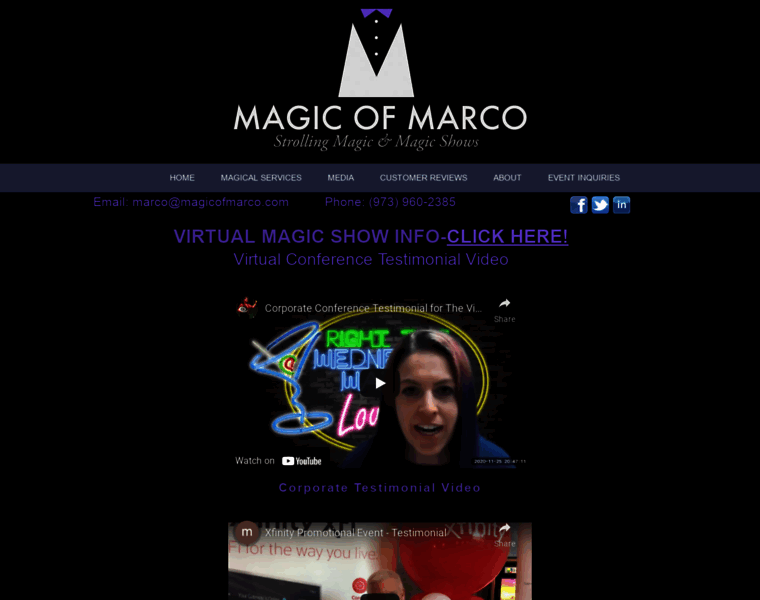 Magicofmarco.com thumbnail