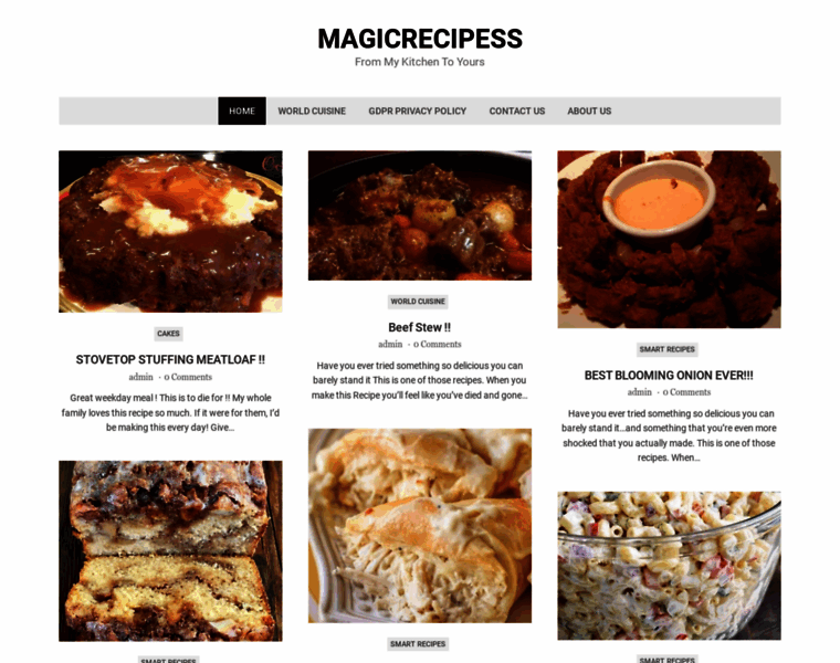 Magicrecipess.com thumbnail