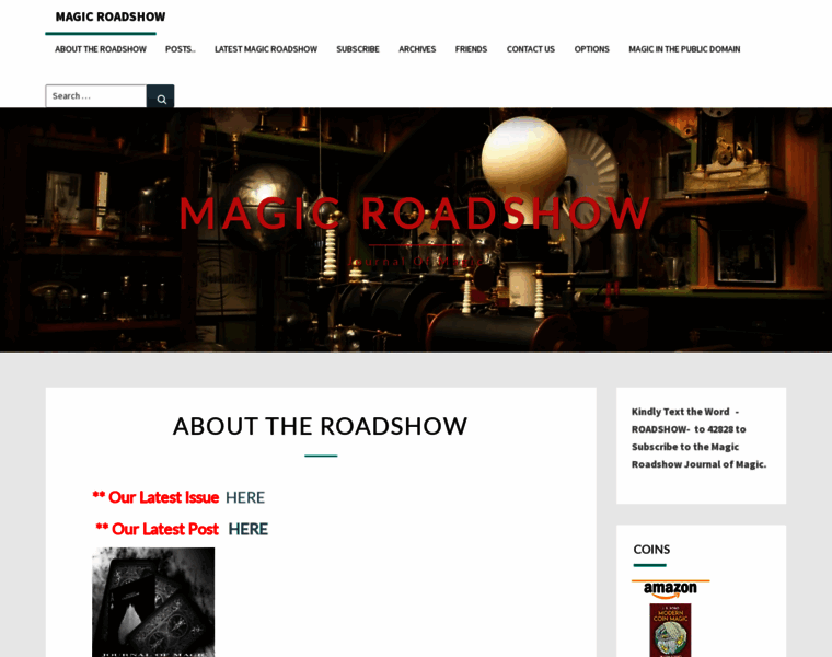 Magicroadshow.com thumbnail