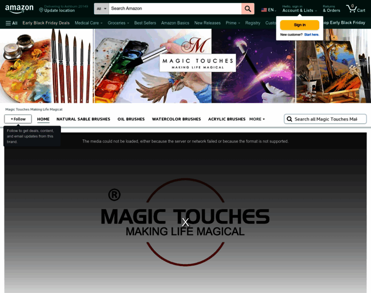 Magictouches.com thumbnail