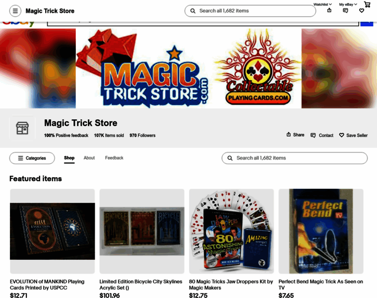 Magictrickstore.com thumbnail