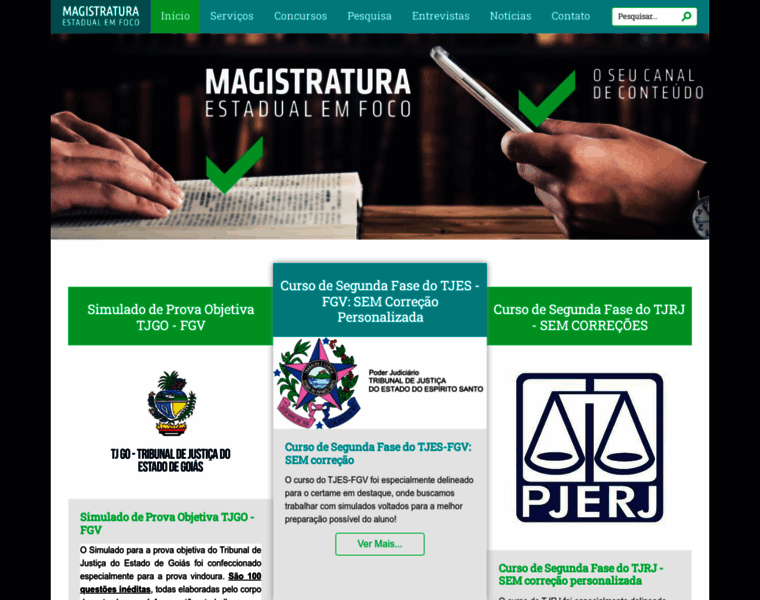 Magistraturaestadualemfoco.com thumbnail