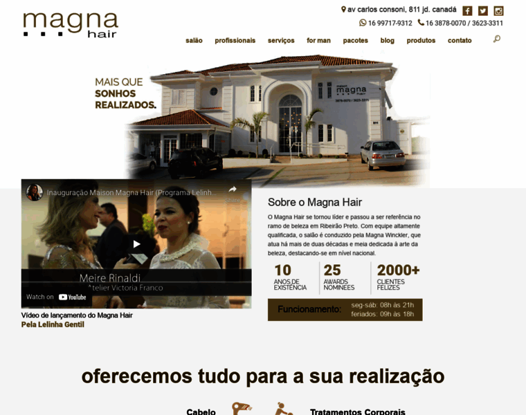 Magnahair.com.br thumbnail