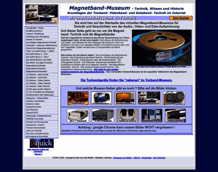 Magnetbandmuseum.de thumbnail