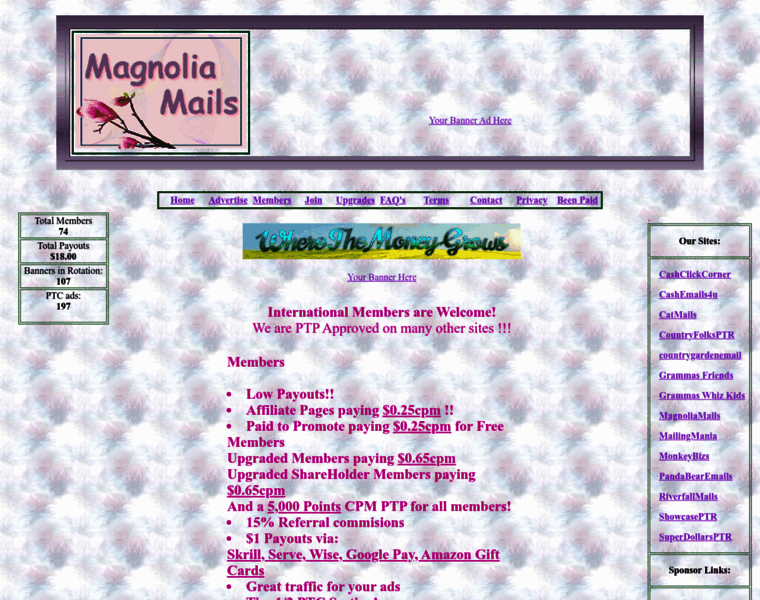 Magnoliamails.com thumbnail