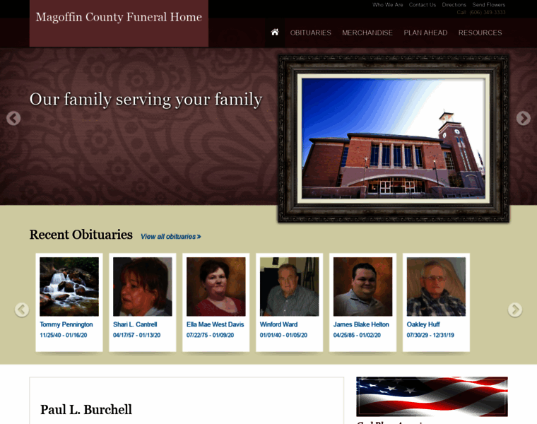 Magoffincountyfuneralhome.com thumbnail