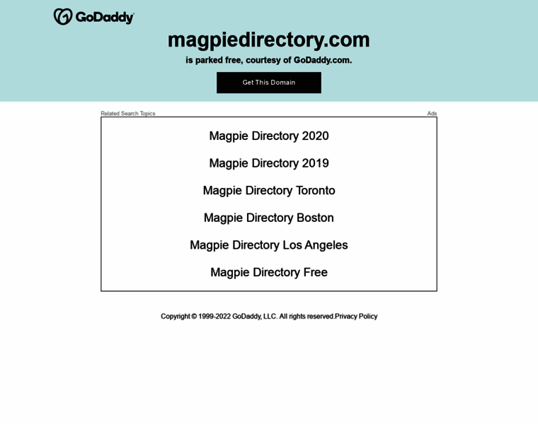 Magpiedirectory.com thumbnail