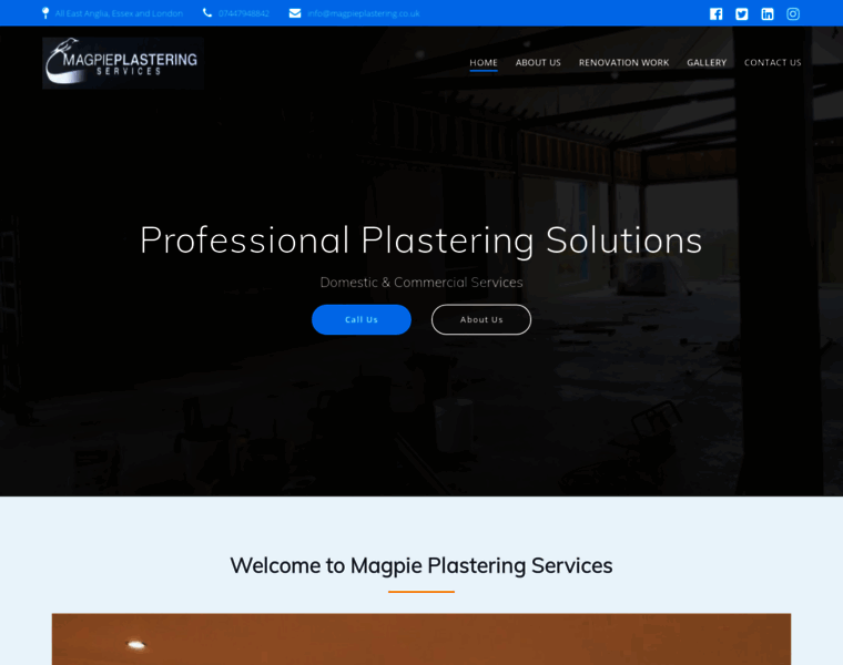 Magpieplastering.co.uk thumbnail