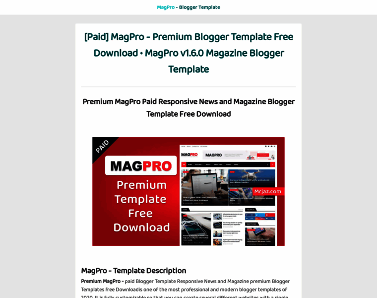 Magpro-premium-template-download.blogspot.com thumbnail
