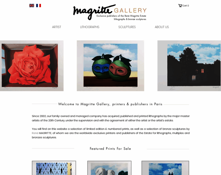 Magrittegallery.com thumbnail