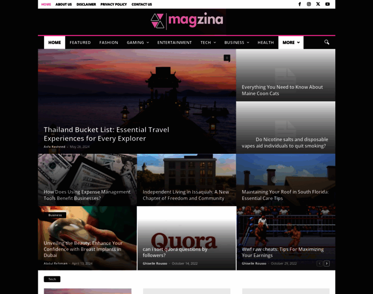 Magzina.com thumbnail