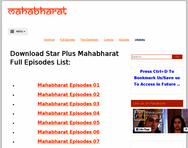 Mahabharatfullepisodes.com thumbnail