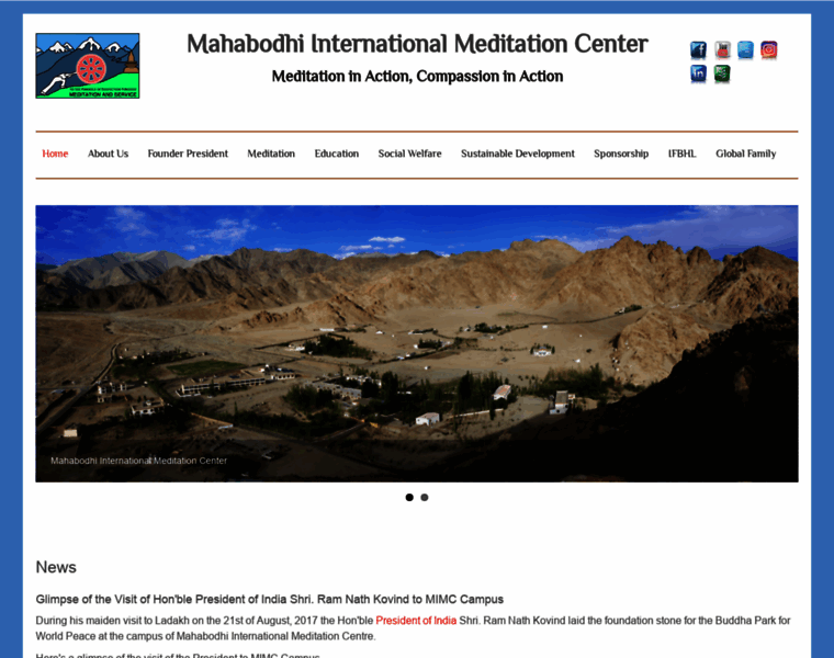 Mahabodhi-ladakh.info thumbnail