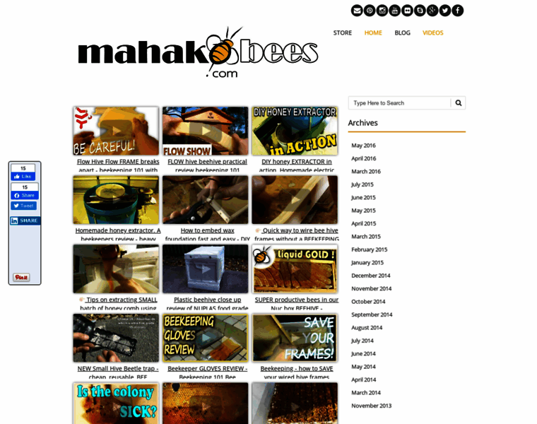 Mahakobees.com thumbnail