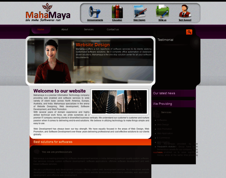 Mahamayasoftwares.com thumbnail