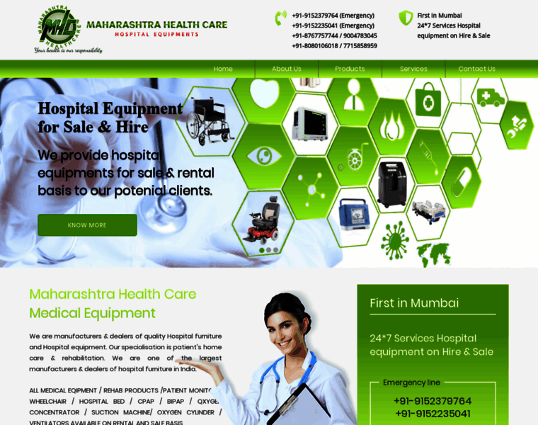Maharashtrahealthcare.com thumbnail