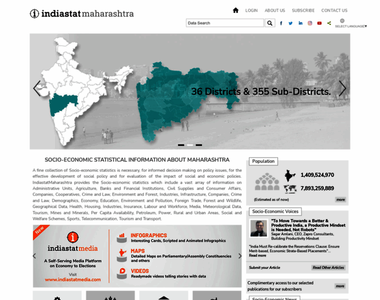 Maharashtrastat.com thumbnail