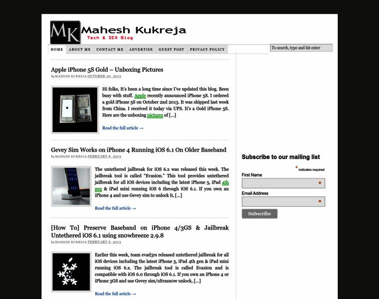 Maheshkukreja.com thumbnail Maheshkukreja.com thumbnail