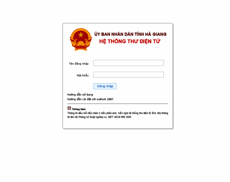 Mail.hagiang.gov.vn thumbnail