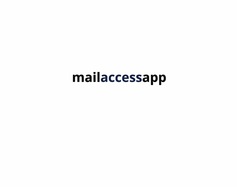 Mailaccessapp.com thumbnail