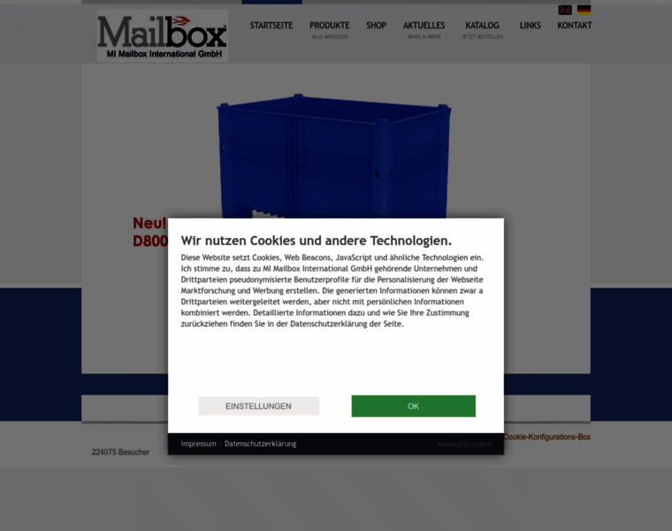 Mailbox-international.de thumbnail