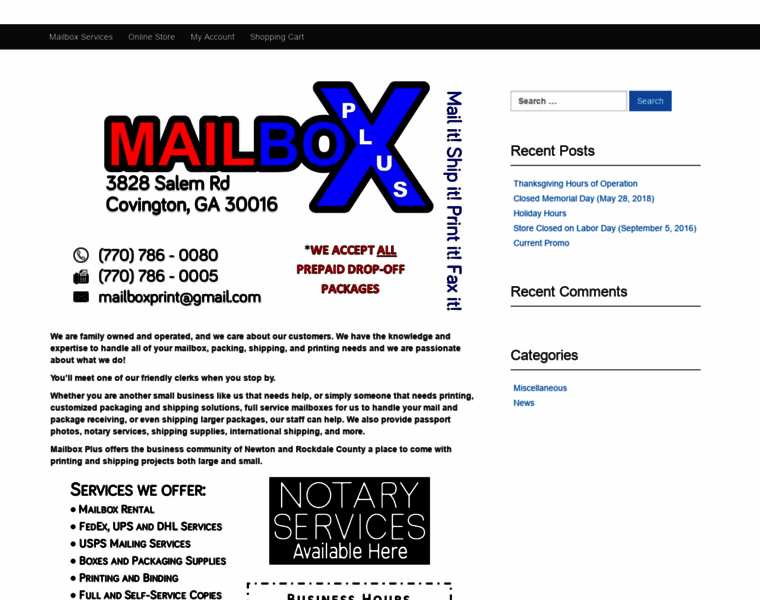 Mailboxessentials.com thumbnail