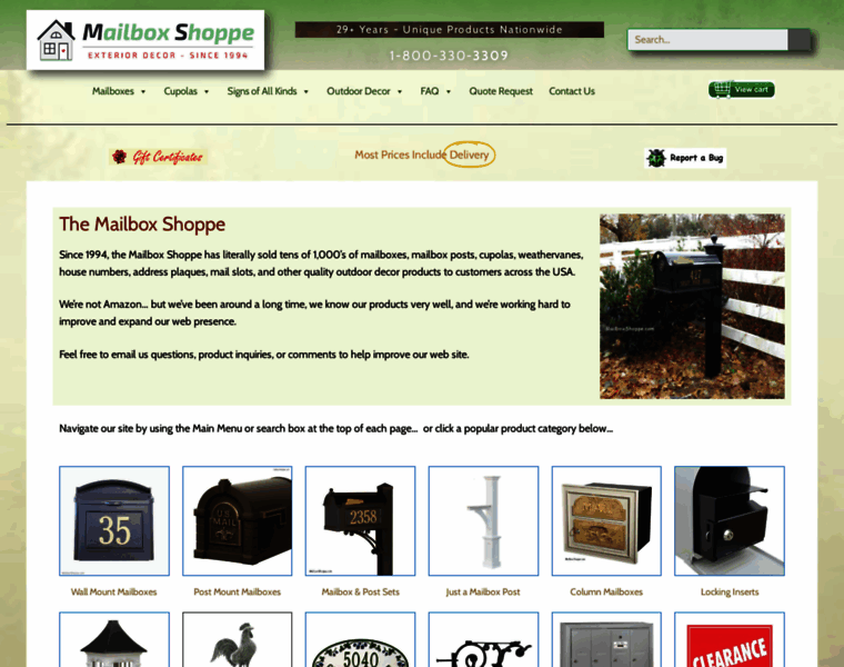 Mailboxshoppe.com thumbnail