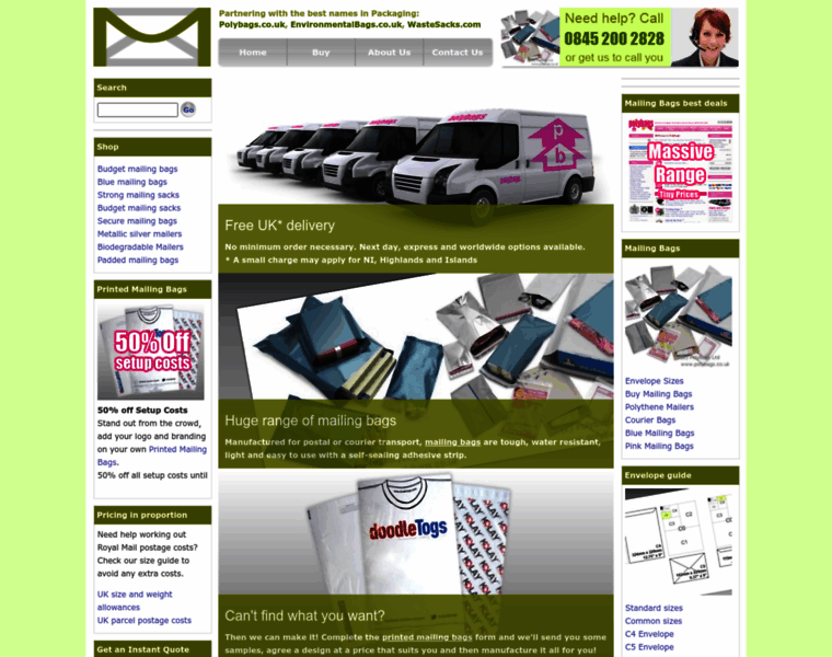 Mailingbags.co.uk thumbnail