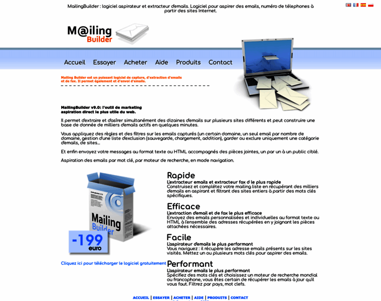 Mailingbuilder.com thumbnail