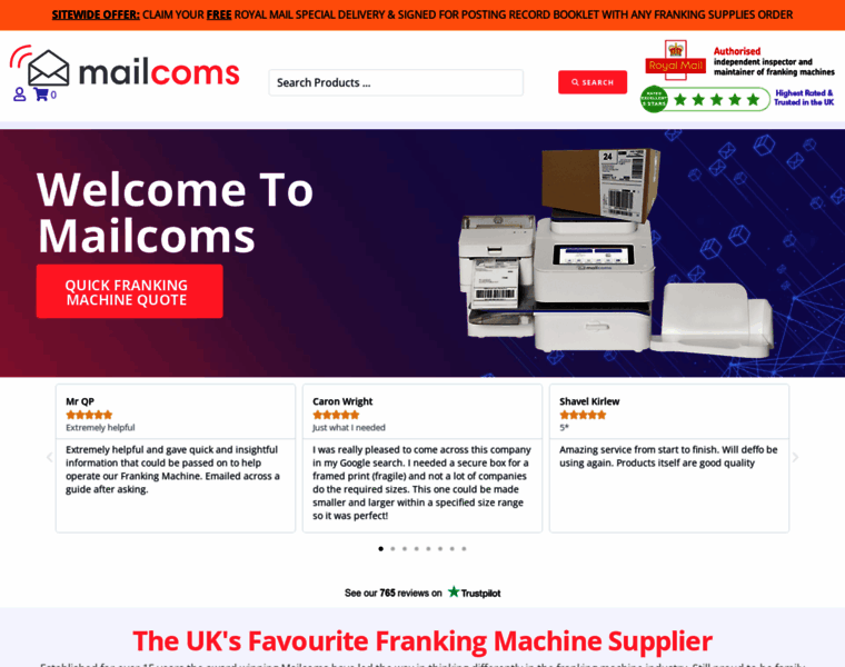 Mailmark-franking.co.uk thumbnail