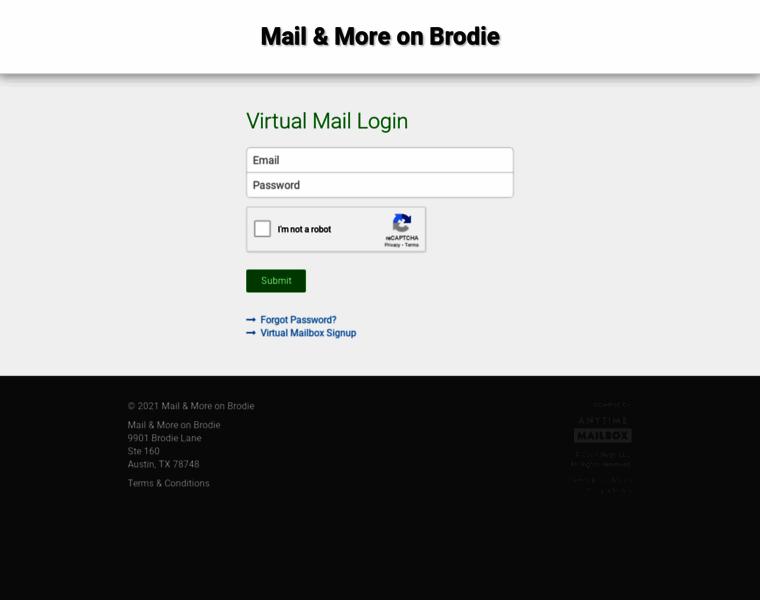 Mailmoreonbrodie.anytimemailbox.com thumbnail