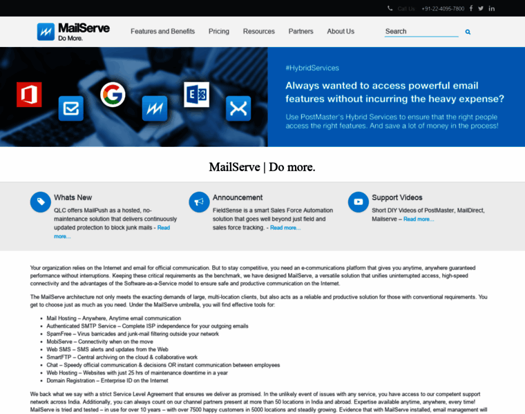 Mailserve.in thumbnail Mailserve.in thumbnail