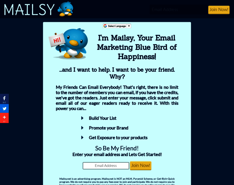 Mailsy.net thumbnail