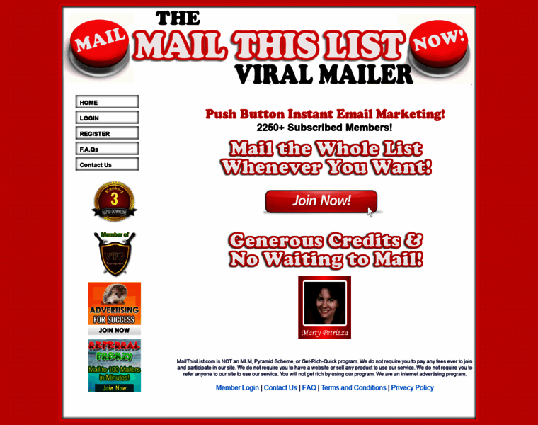 Mailthislist.com thumbnail