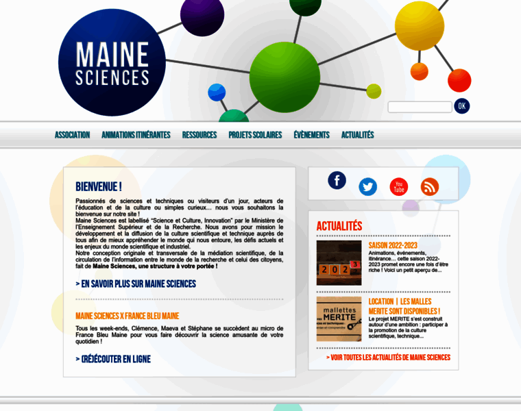 Maine-sciences.org thumbnail