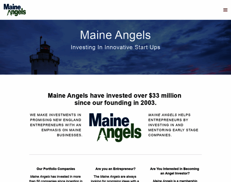 Maineangels.org thumbnail