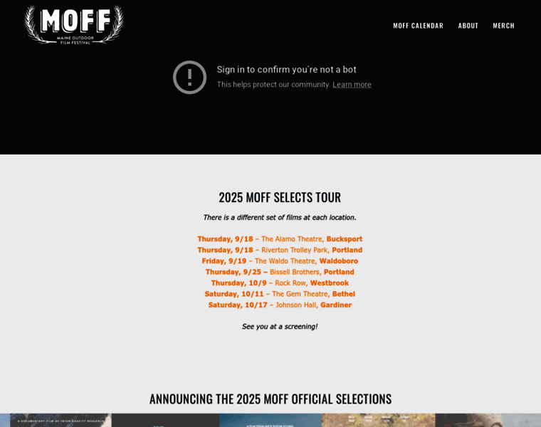 Maineoutdoorfilmfestival.com thumbnail